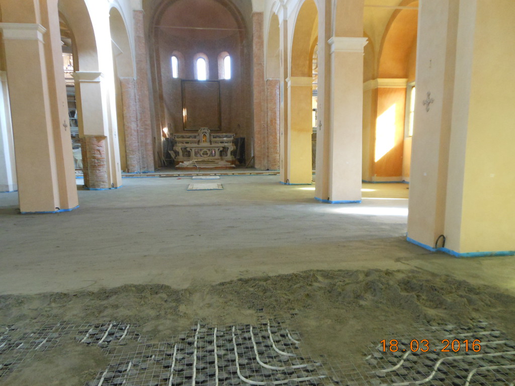 Restauro Chiesa S.Benedetto Abate di Gonzaga (MN) - FornacePolirone
