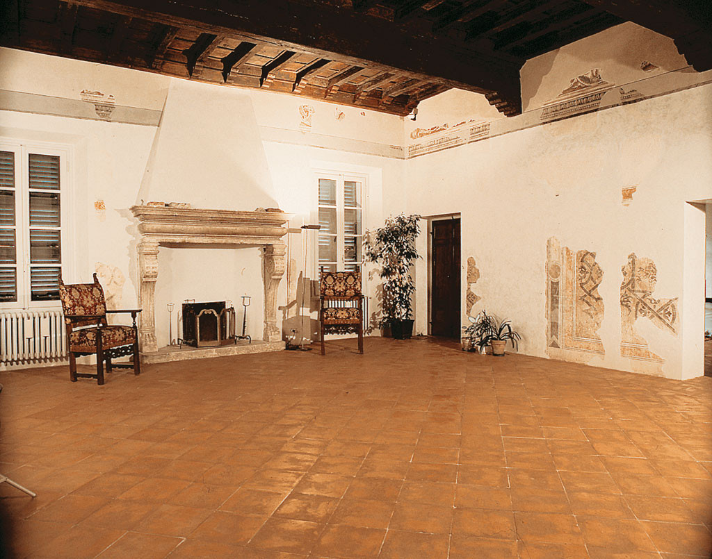 Pavimento in cotto fatto a mano Nocciolato - Casa privata - Mantova Secolo XVI