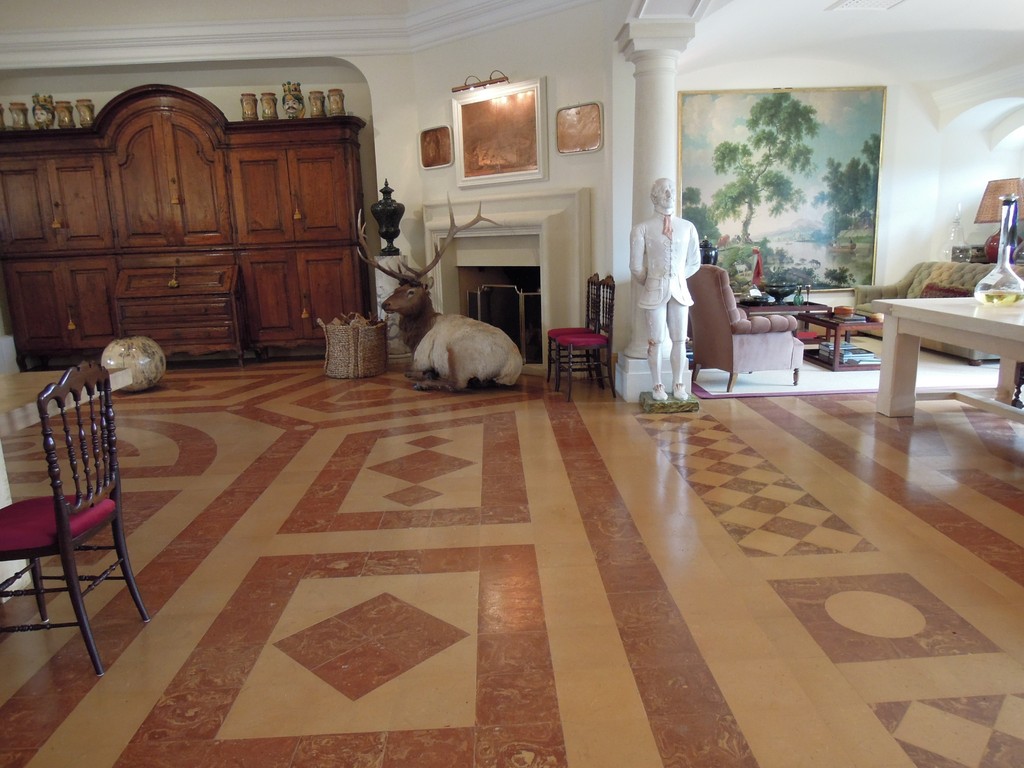 Pavimento in cotto fatto a mano Nocciolato - Palazzo Pollenza
