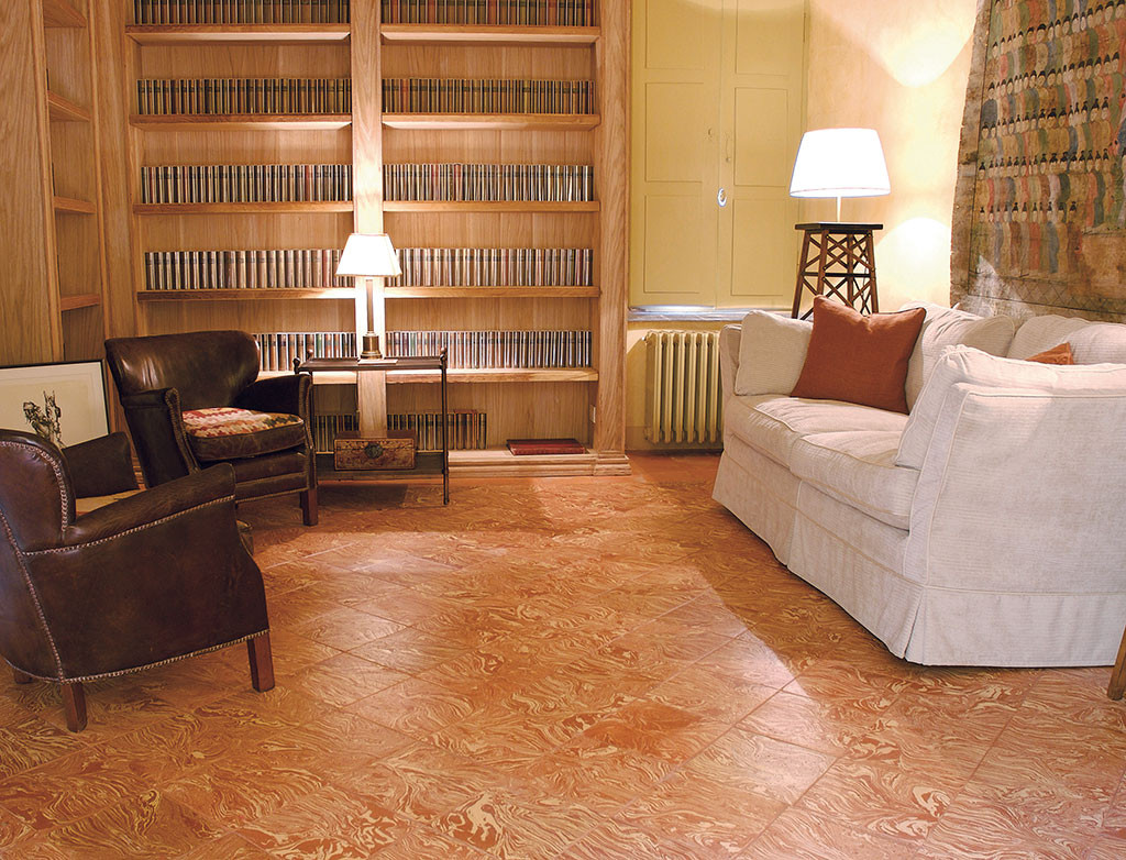 Pavimento in cotto fatto a mano Variegato - Monferrato