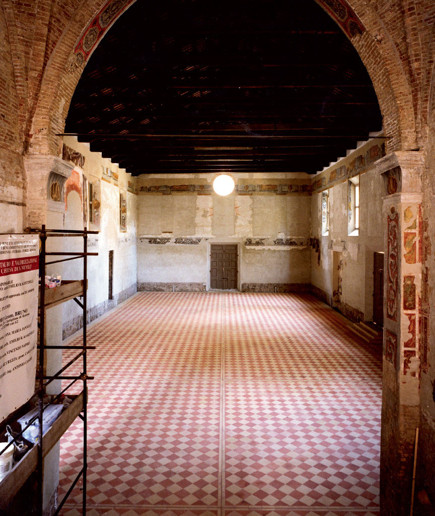 Pavimento in cotto fatto a mano Omogeneo - Ex Chiesa di San Nicolò - Ravenna Secolo XIV